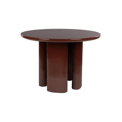 Puur Shine eettafel ø110 cm - bordeaux