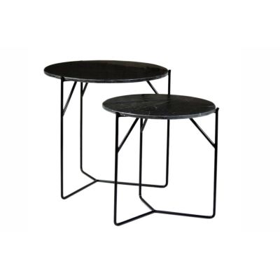 Livingfurn Oslo bijzettafel ovaal 160 cm - zwart