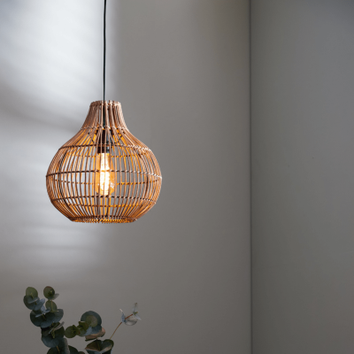 Pacino hanglamp rotan naturel 30cm van het woonmerk Light&Living