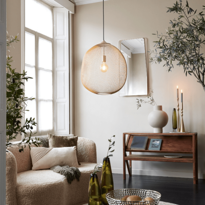 Light & Living Moroc hanglamp Ø40x45 cm metaal goud