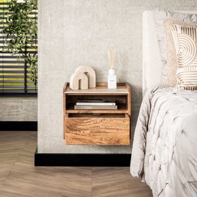 Fraaai Shane nachtkastje hangend - zand