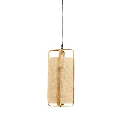 Light & Living Sendai hanglamp Ø32x60 cm - zand+bamboe naturel