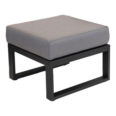 Tormenta lounge hocker - grijs/zwart