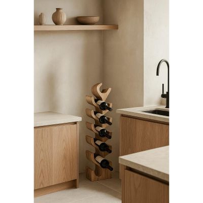 Livingfurn Suar wijnrek - naturel