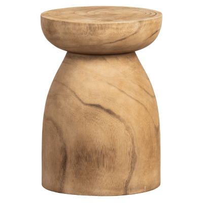 Woood Bink kruk hout 40 x ø28 cm naturel
