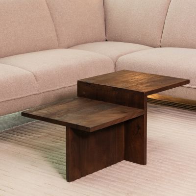 Label51 Skip salontafel - espresso mangohout