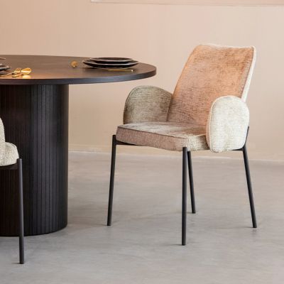 Joni eetkamerstoel velvet elegance van woonmerk Label51