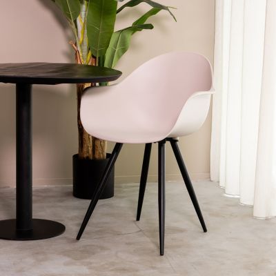 Luca eetkamerstoel zwarte poot