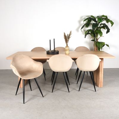 Label51 Jule eettafel 210x100x75cm - naturel