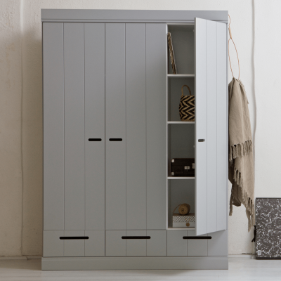 Kast Connect 3-deurs strokendeur van het woonmerk WOOOD