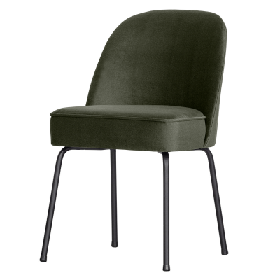 Vogue eetkamerstoel velvet dark green van het woonmerk BePureHome