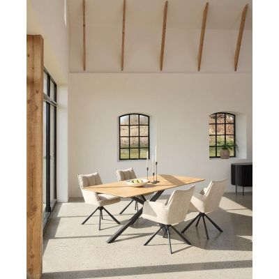 Nordic Home Lenard eettafel 100x200 cm - naturel