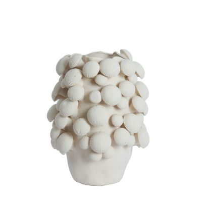 Light & Living Plentzia vaas deco Ø33,5x46 cm - mat crème