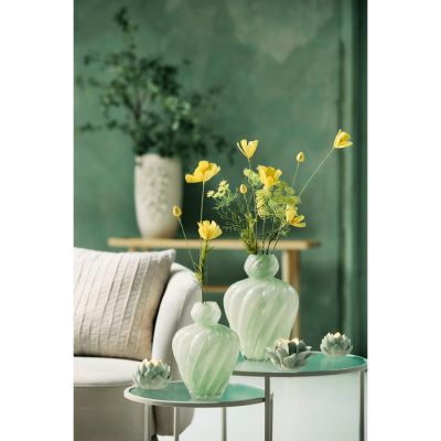 Light & Living Alarba vaas ø21x30 cm glas - groen