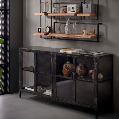 Fraaai Evan dressoir metaal 180 cm