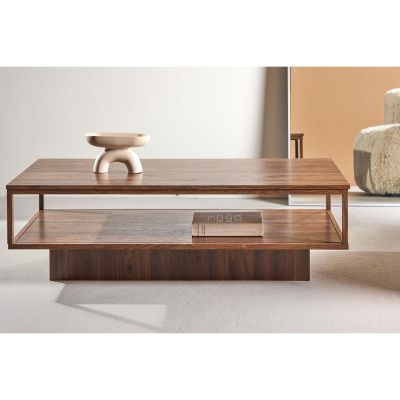 Svea Khamzat salontafel - 130 x 60 cm - walnoot