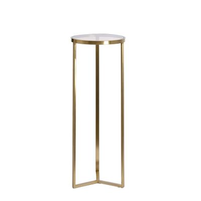 Light & Living Retiro pilaar Ø40x101 cm - glas bruin/licht goud