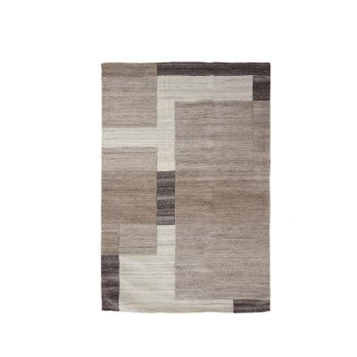 Light & Living Almao vloerkleed 300x200 cm wol - beige+donkerbruin