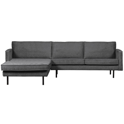 Woood Rodeo chaise longue links structure velvet
