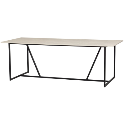 Woood Silas eettafel 220x90 cm - dust