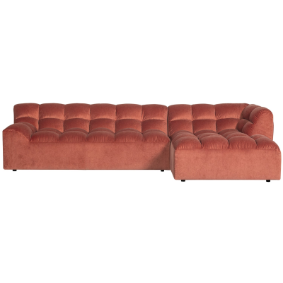 Woood Allure chaise longue rechts velvet
