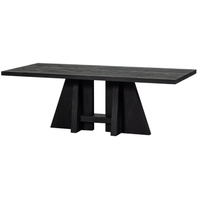 Woood Kean eettafel 220x100 cm - zwart