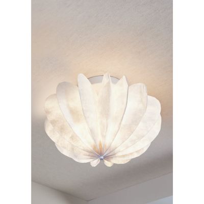 Woood Dalia plafondlamp papier 28xø40 cm - wit