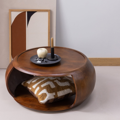 Woood Cole salontafel mangohout - bruin