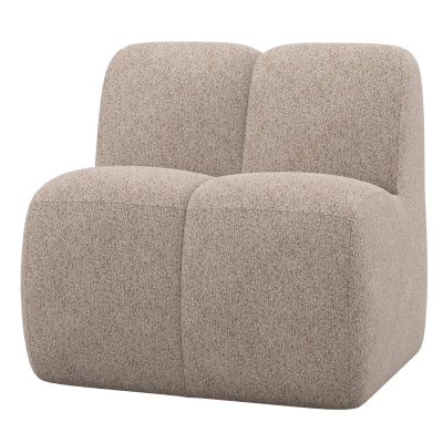 Woood Mojo eetbank 84 cm met rugleuning wollig