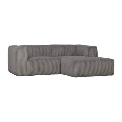 Woood Bean chaise longue bank rechts ribstof