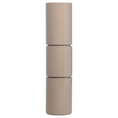 Woood Sera ronde kast 188xø45 cm hout hoogglans - zand