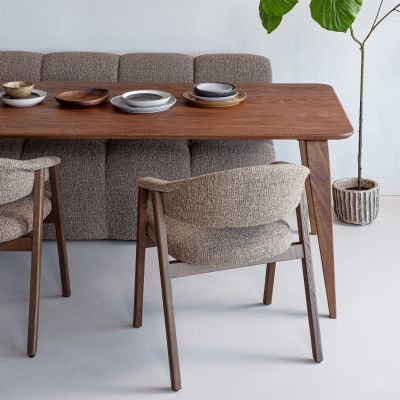 Woood Rubo eettafel 220x95 cm mangohout - bruin