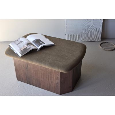 Svea Petrovic poef - 59 x 88 cm - bruin