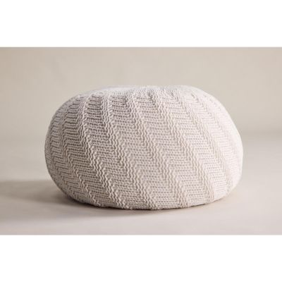 Svea Turner poef - ø45 cm - créme