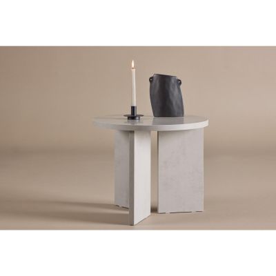 Svea Amir ronde salontafel - ø55 cm - zilver