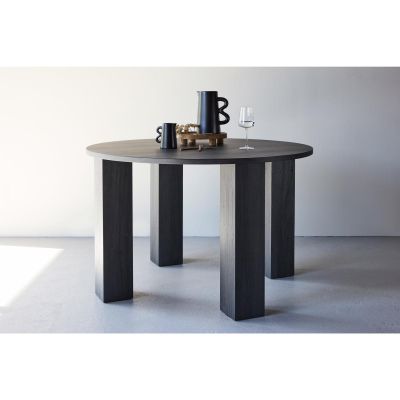 Svea Noémie ronde eettafel - ø120 cm - zwart