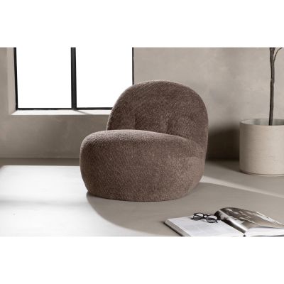 Svea Samuel fauteuil - boucle - bruin