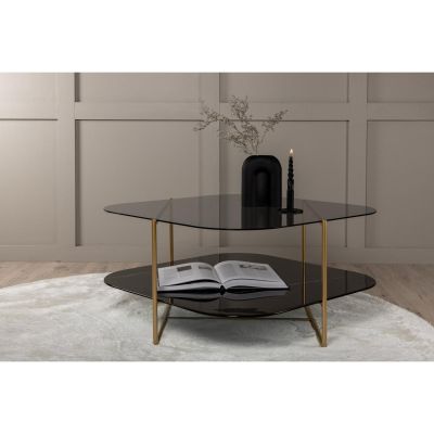 Svea Stella salontafel - glas en marmer