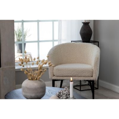Svea Liro fauteuil - teddy - wit