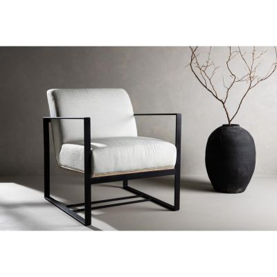 Svea Fino fauteuil - linnen - off white