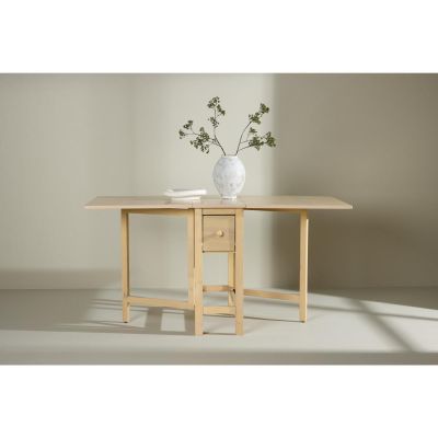 Svea Azzurra uitklapbare eettafel - 80 x 150 cm - naturel