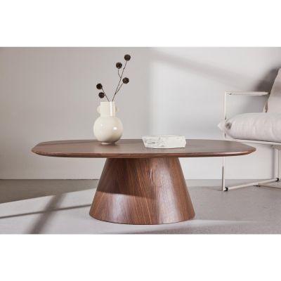 Svea Rohan deens ovale salontafel - 120 x 92 cm - mokka