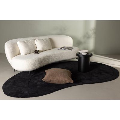 Svea Daniele organische 3-zits bank - 224 cm - boucle - wit