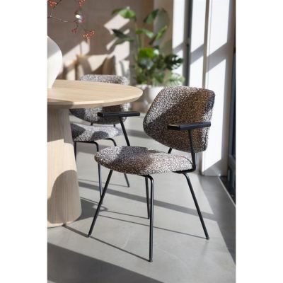 Eleonora Eetkamerstoel Jon met armleuning