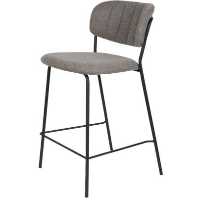 Puur Viken barstoel 65 cm grijs zwart