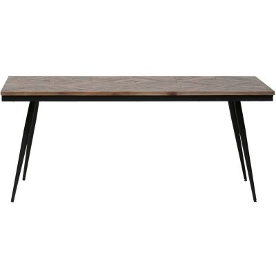Woood Eettafel Rhombic Hout/metaal