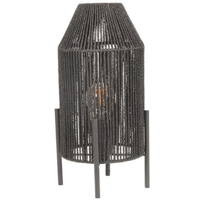 Ibiza tafellamp 18x18x35 cm jute van het woonmerk Label51