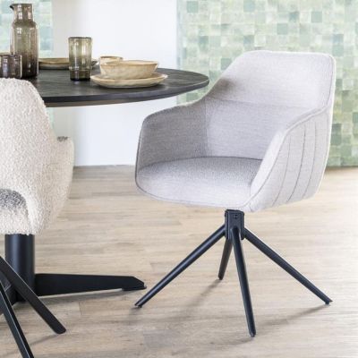 Eleonora Draaibare eetkamerstoel Jeff