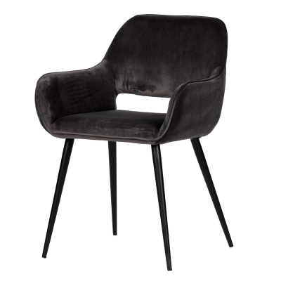 Woood Eetkamerstoel Jelle Fluweel