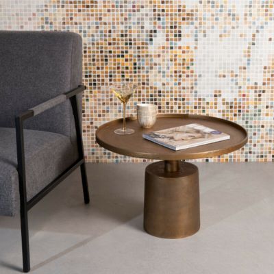 Puur Gamla salontafel antiek messing